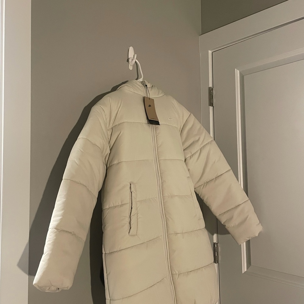Nike Women's Off-White Puffer Jacket